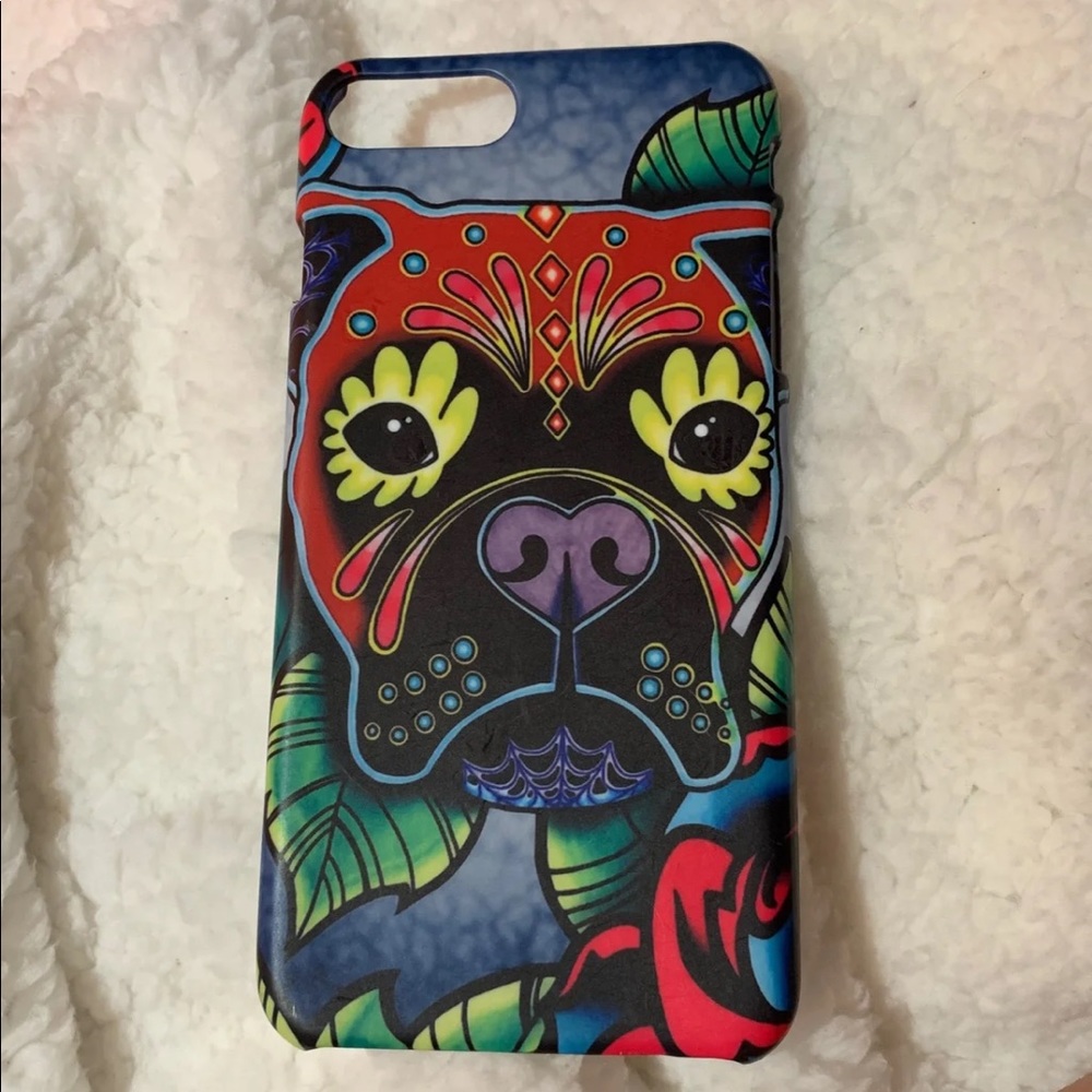 iPhone 7/8 plus boxer Sugar skull hard case